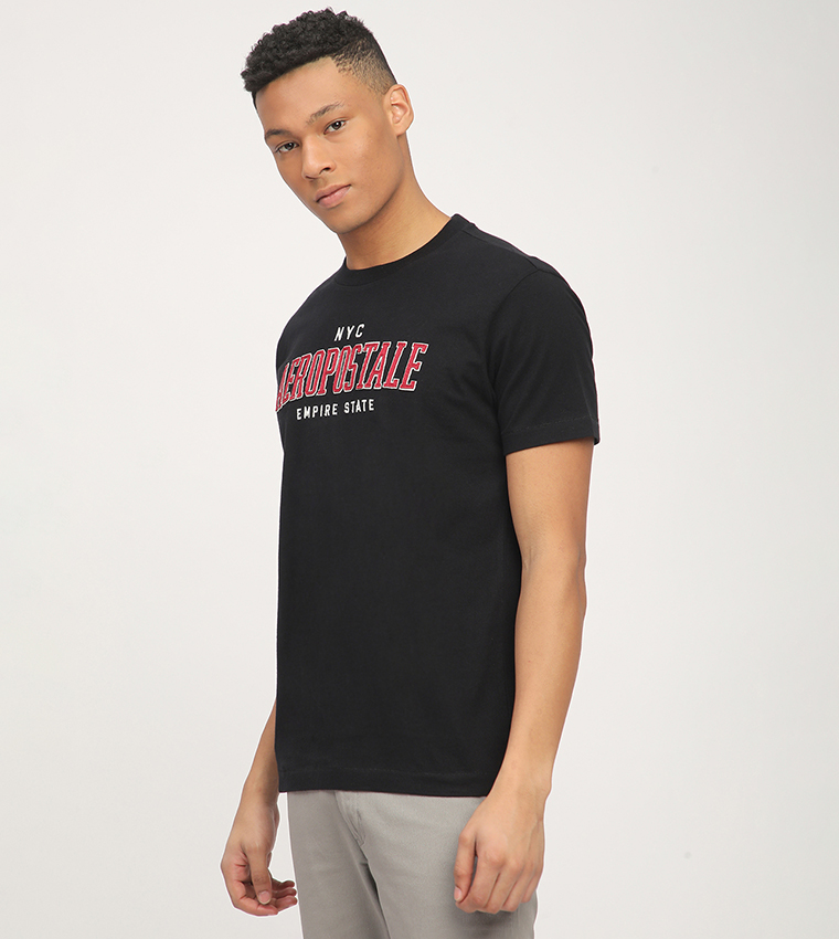 Aero Men's Logo Embroidered T-Shirt