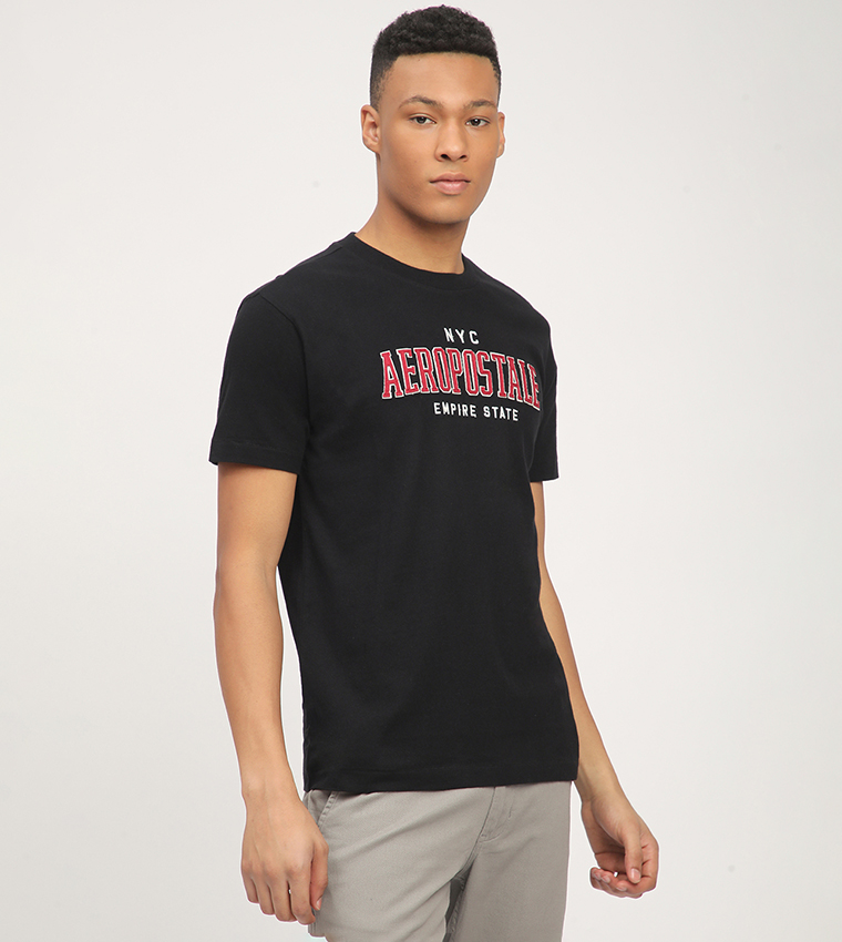 Aero Men's Logo Embroidered T-Shirt