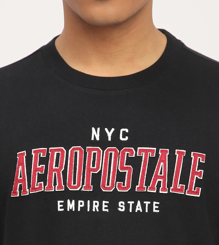Aero Men's Logo Embroidered T-Shirt