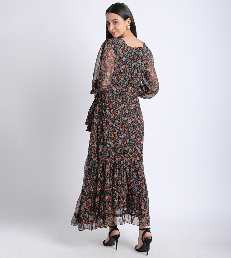 Aero Women Floral Printed Maxi Dress