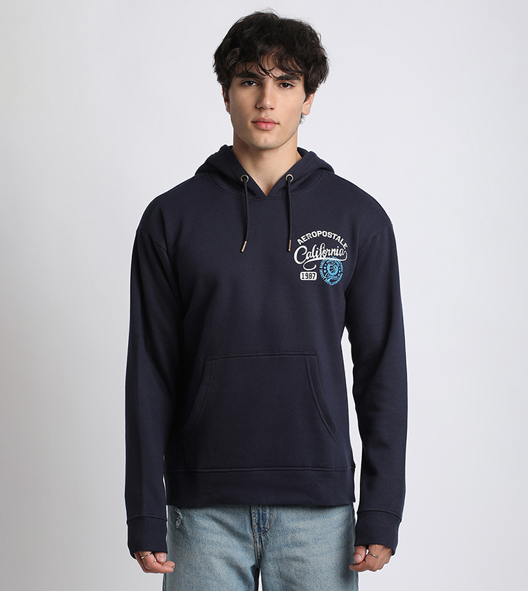 Aero Guys Logo Printed Hoodie