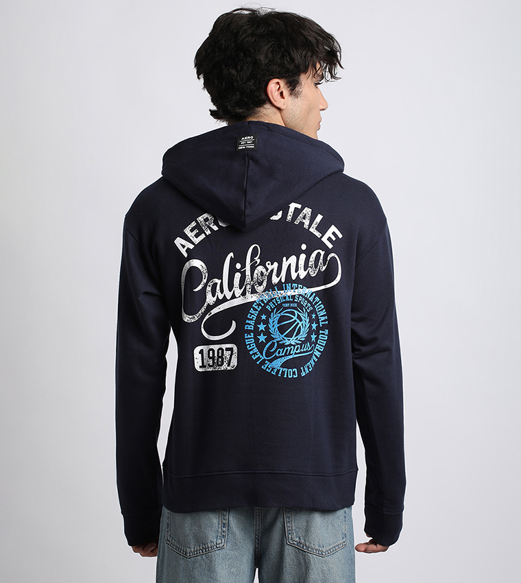 Aero Guys Logo Printed Hoodie