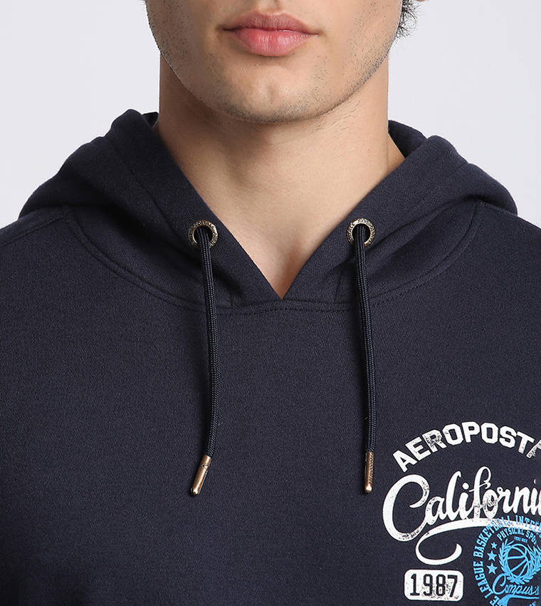 Aero Guys Logo Printed Hoodie