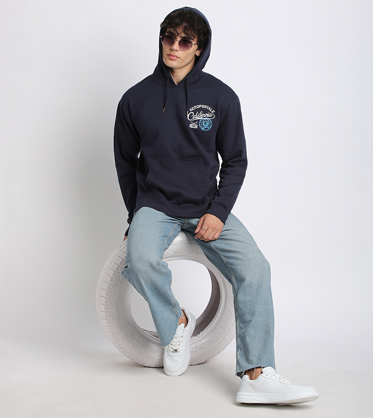 Aero Guys Logo Printed Hoodie