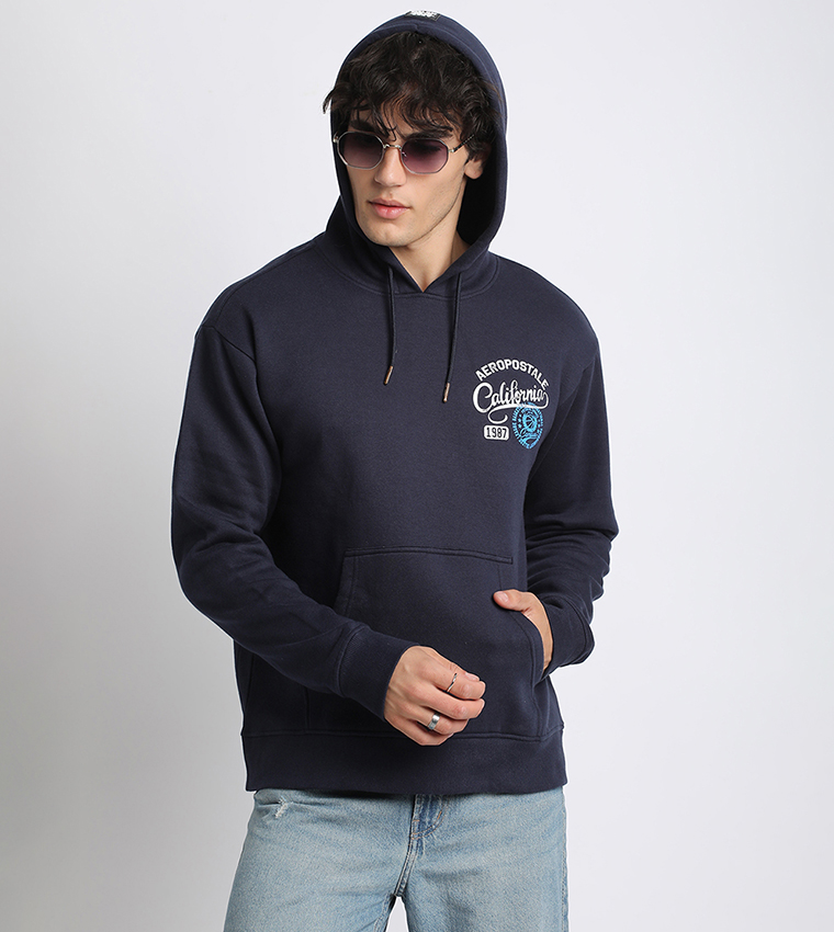 Aero Guys Logo Printed Hoodie