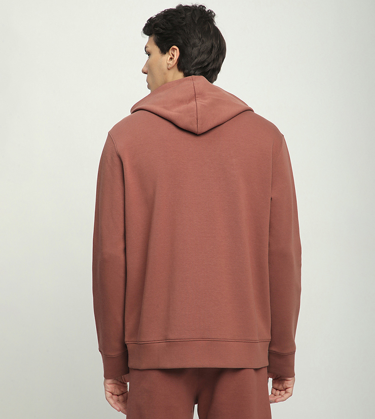 Aero Men's Zippered Hooded Jacket