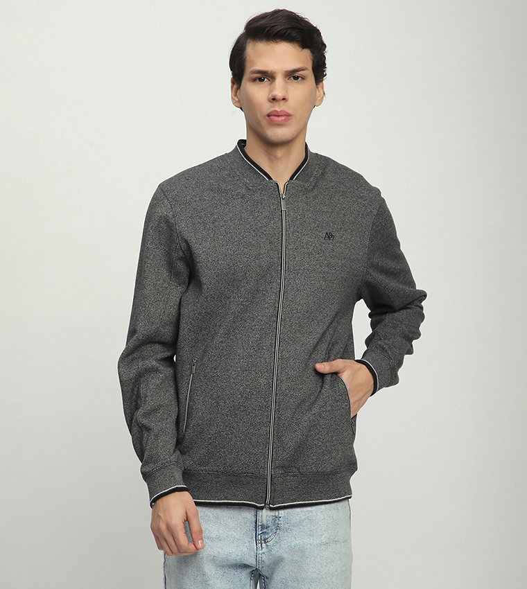 Aero Men's Zippered Fleece Jacket
