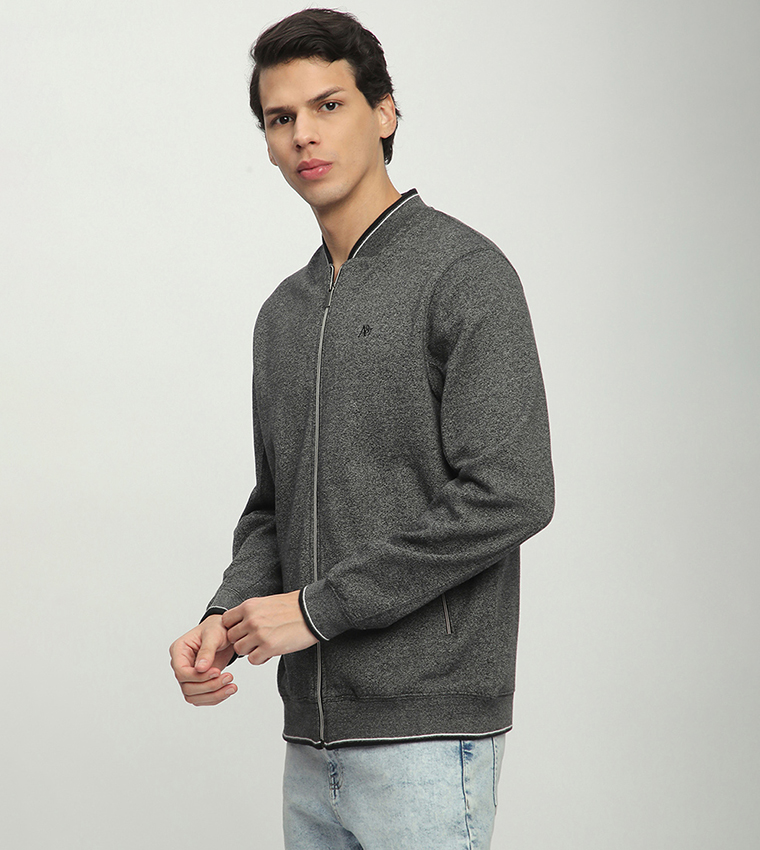 Aero Men's Zippered Fleece Jacket
