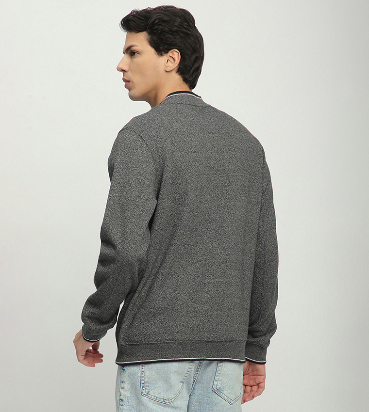 Aero Men's Zippered Fleece Jacket