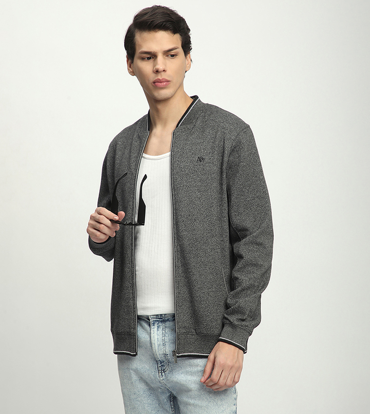 Aero Men's Zippered Fleece Jacket