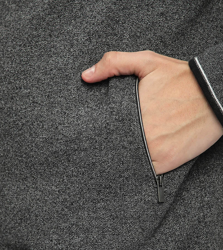 Aero Men's Zippered Fleece Jacket