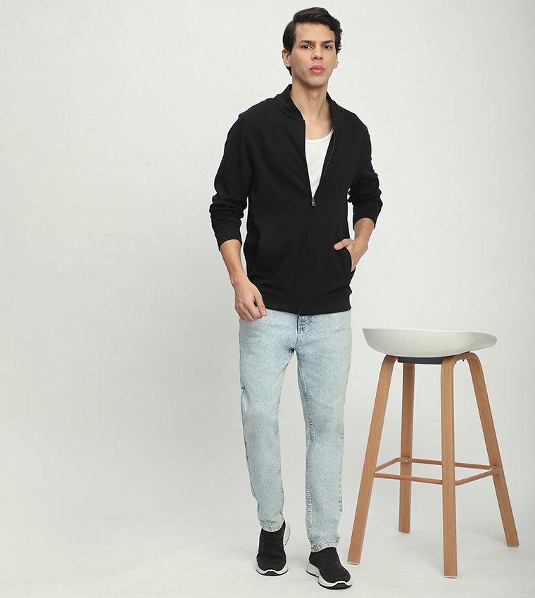 Aero Men's Zippered Fleece Jacket