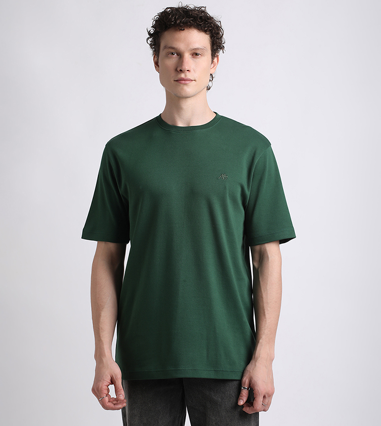 Aero Guys Logo Embroidered T-Shirt