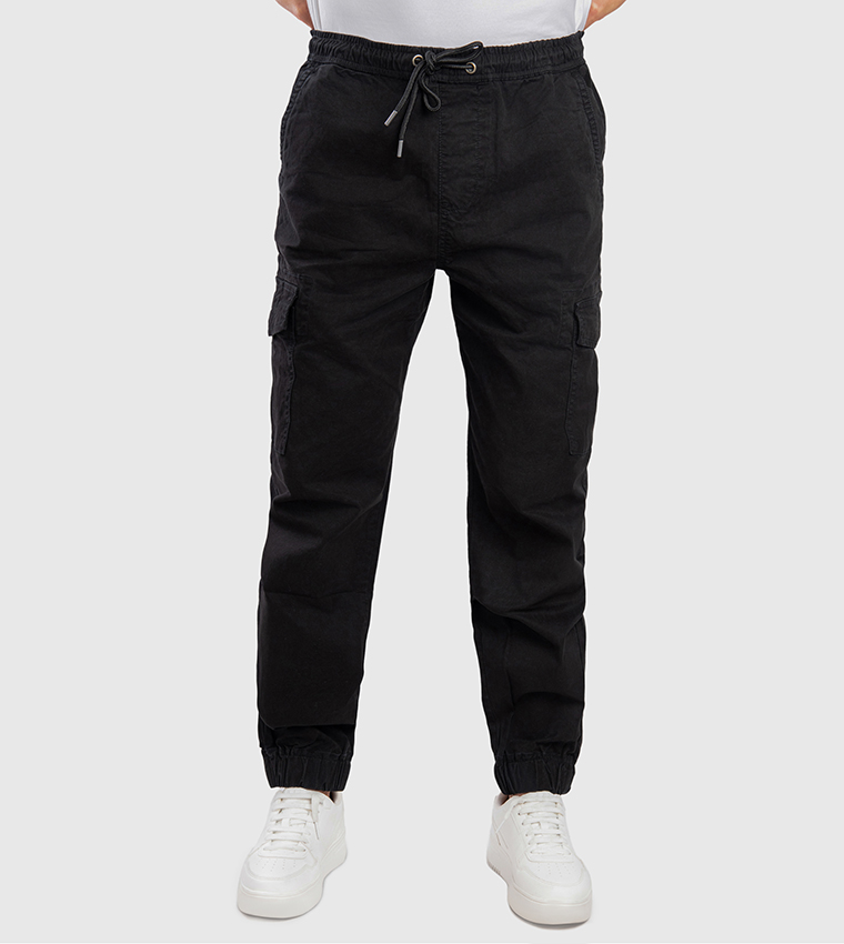 Aero Men's Drawstring Waist Cargo Pants