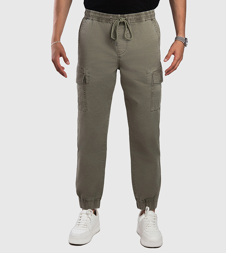 Aero Men's Drawstring Waist Cargo Pants