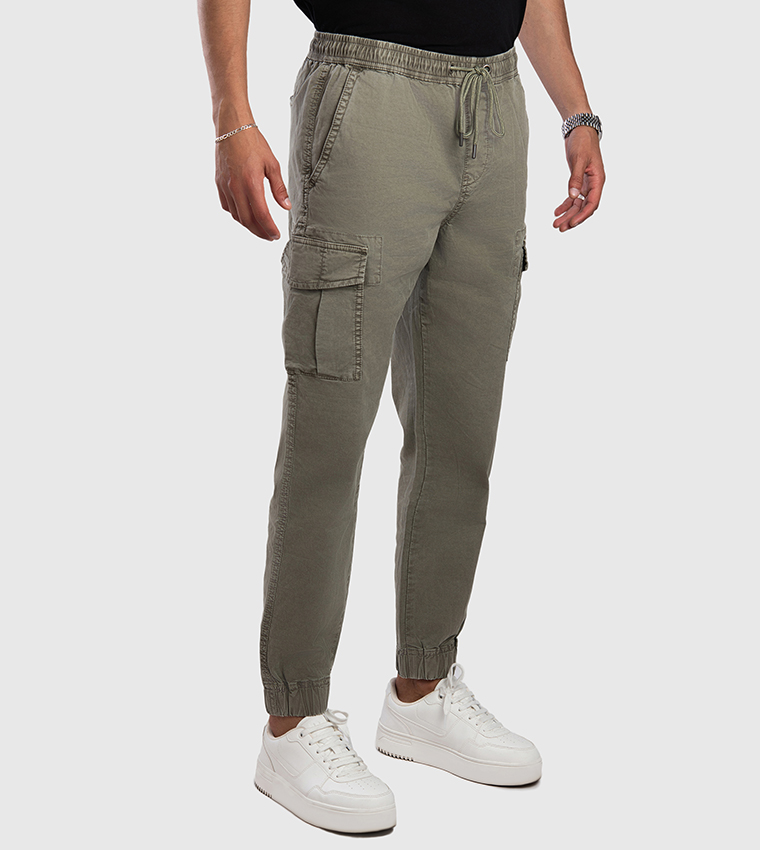 Aero Men's Drawstring Waist Cargo Pants