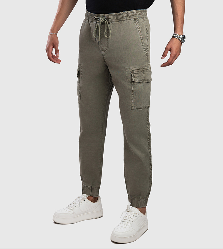 Aero Men's Drawstring Waist Cargo Pants