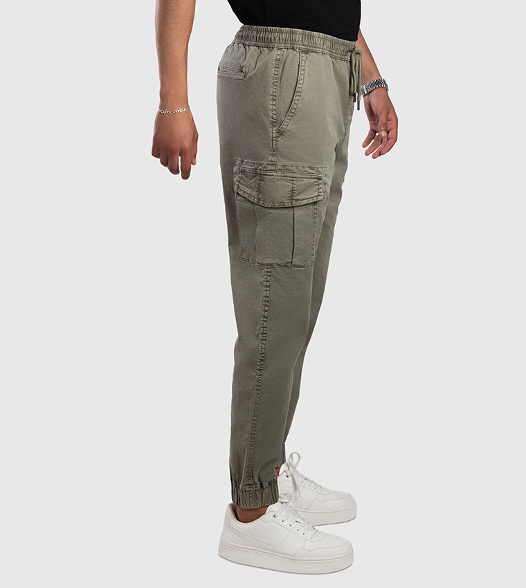 Aero Men's Drawstring Waist Cargo Pants