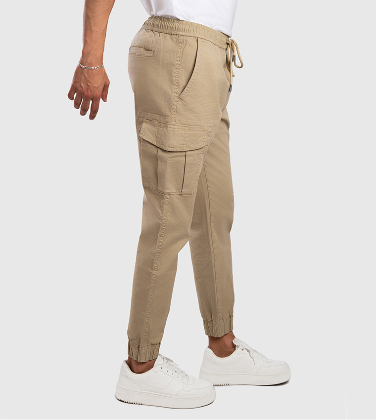 Aero Men's Drawstring Waist Cargo Pants