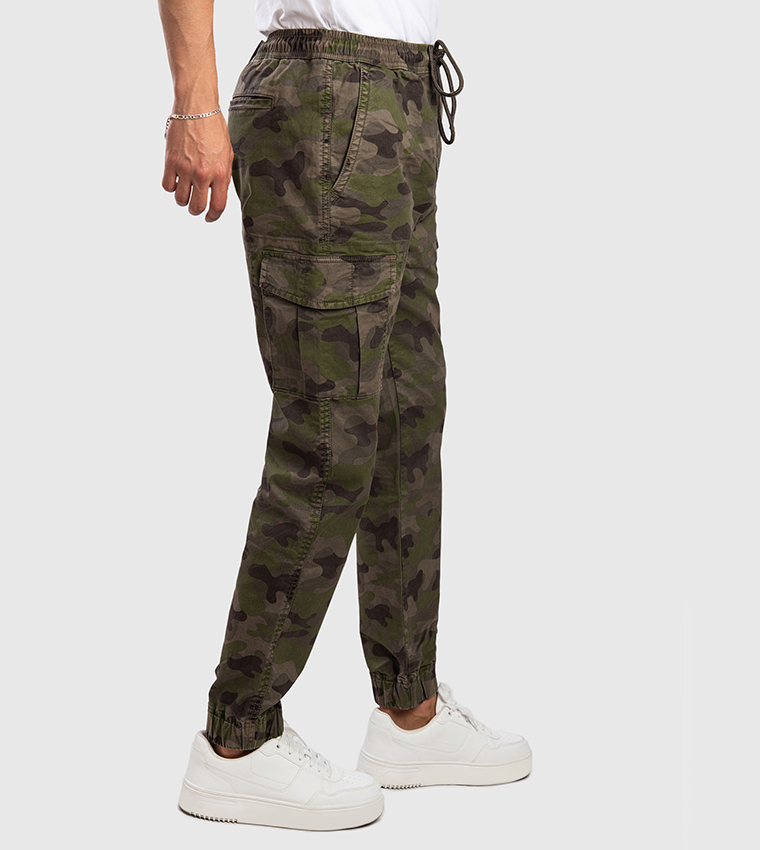 Aero Men's Drawstring Waist Cargo Pants
