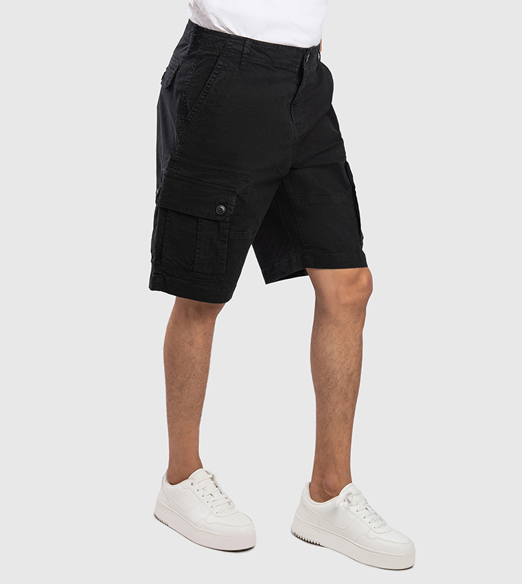 Aero Men's Mid Rise Cargo Shorts