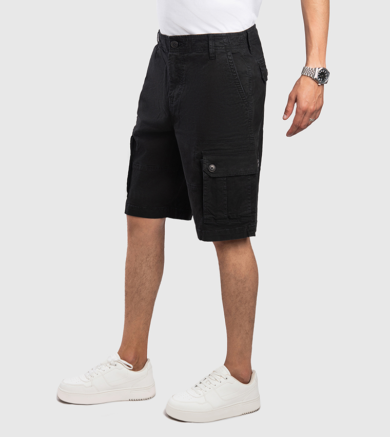 Aero Men's Mid Rise Cargo Shorts