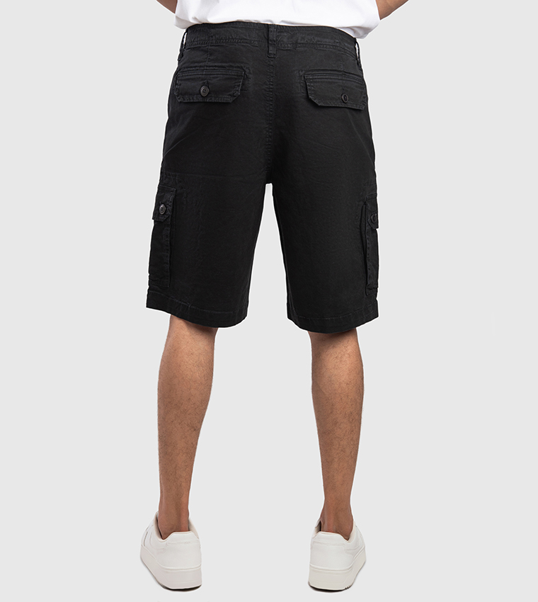 Aero Men's Mid Rise Cargo Shorts