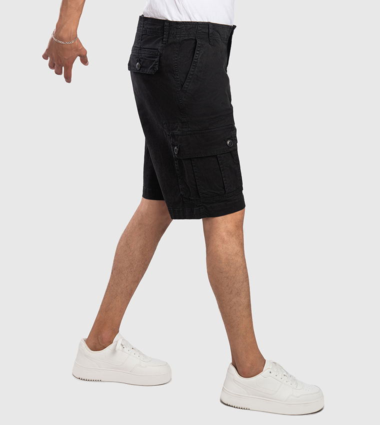 Aero Men's Mid Rise Cargo Shorts