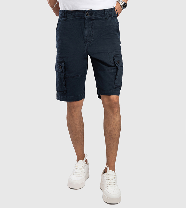 Aero Men's Mid Rise Cargo Shorts