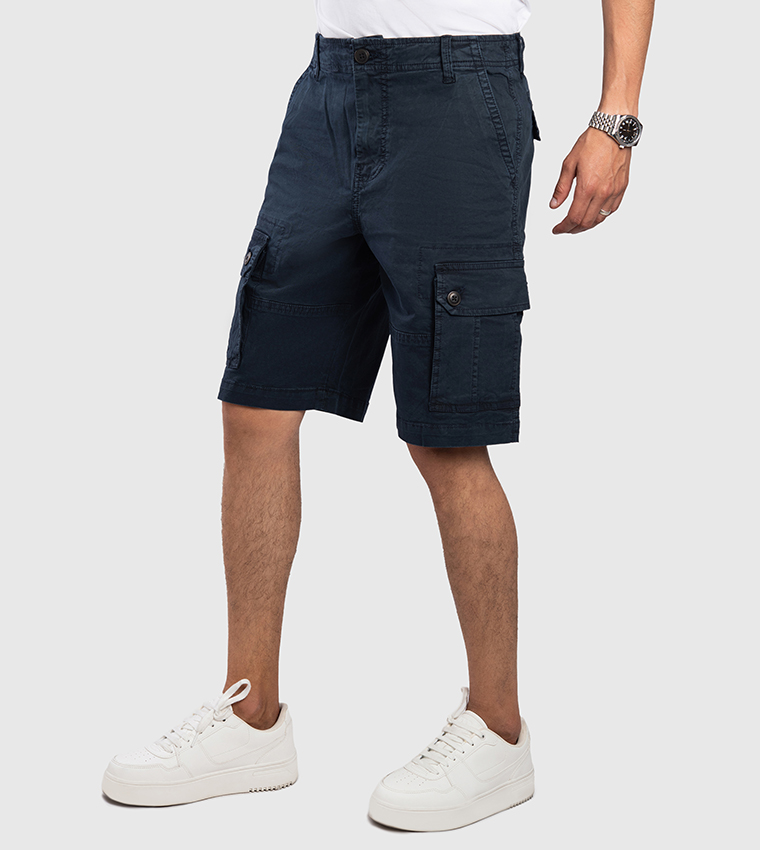 Aero Men's Mid Rise Cargo Shorts