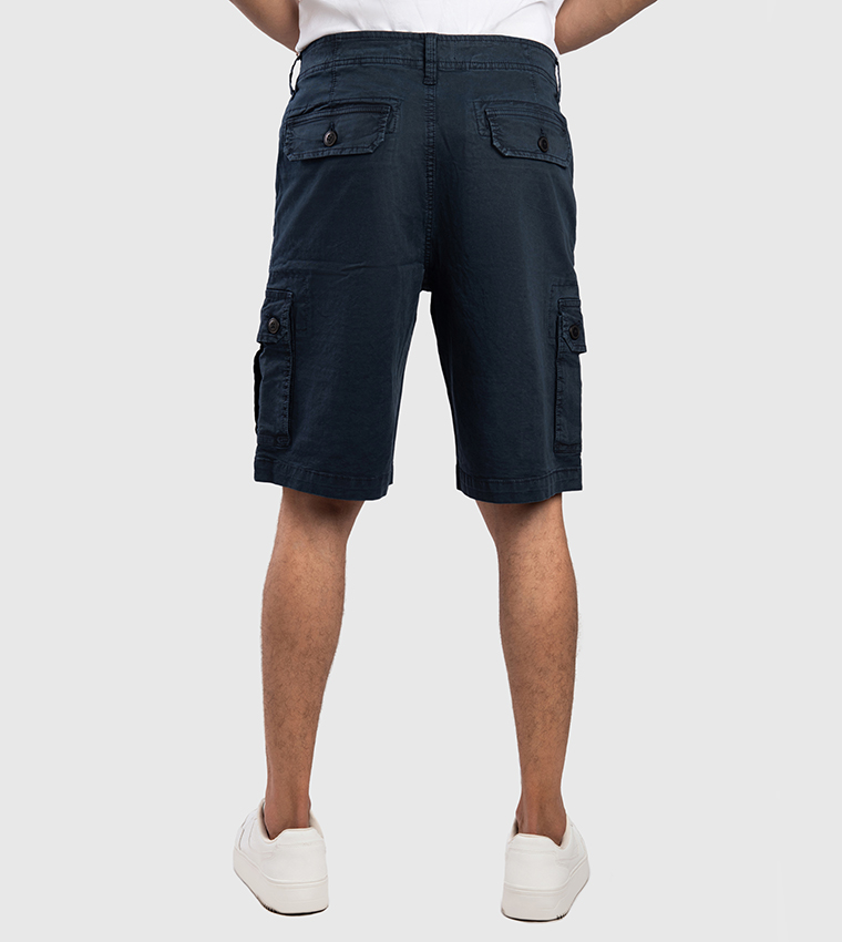 Aero Men's Mid Rise Cargo Shorts