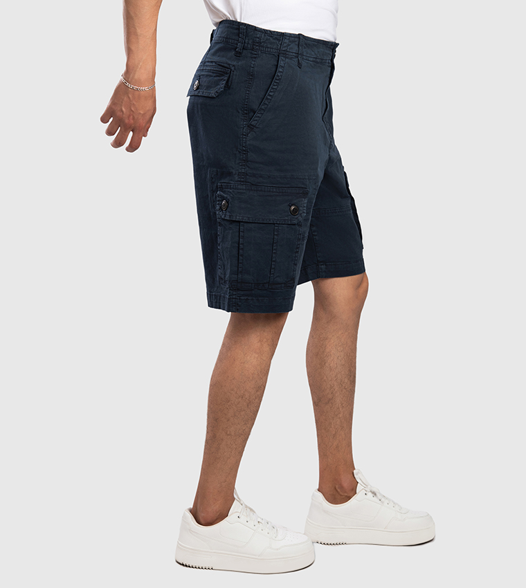 Aero Men's Mid Rise Cargo Shorts