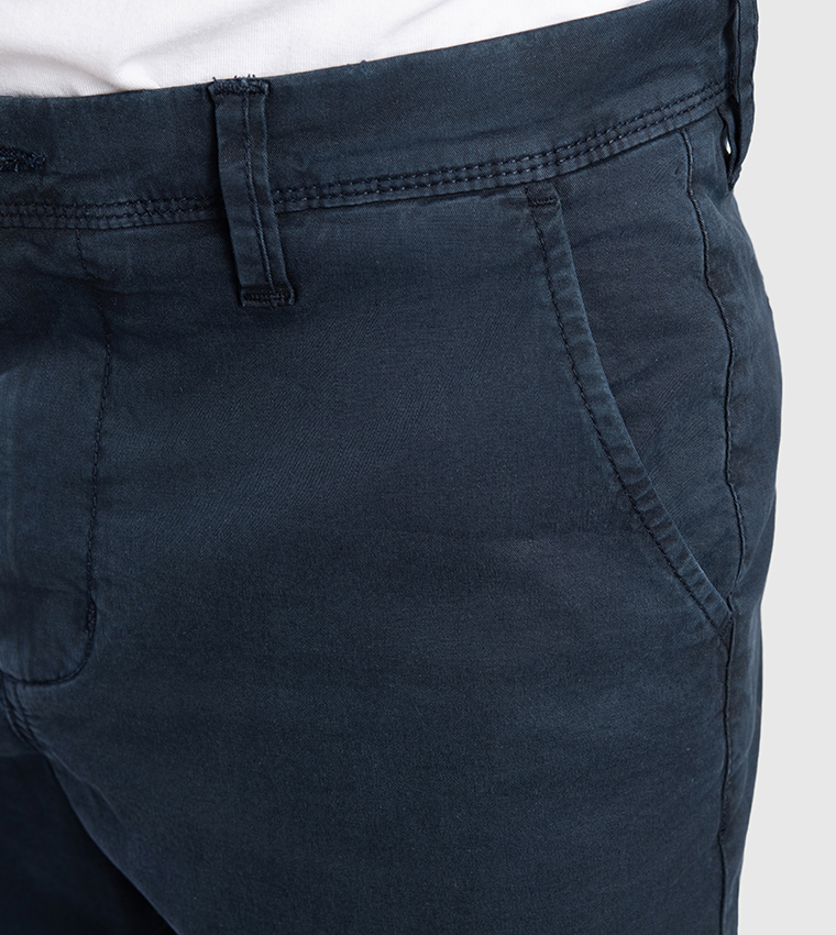 Aero Men's Mid Rise Slim Fit Chinos