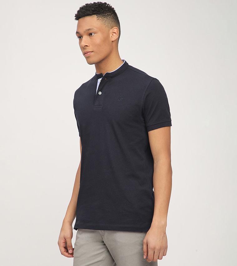 Aero Men's Logo Embroidered Polo T-Shirt