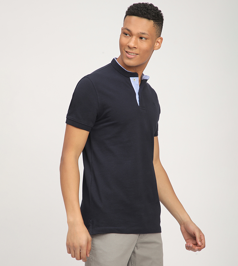 Aero Men's Logo Embroidered Polo T-Shirt