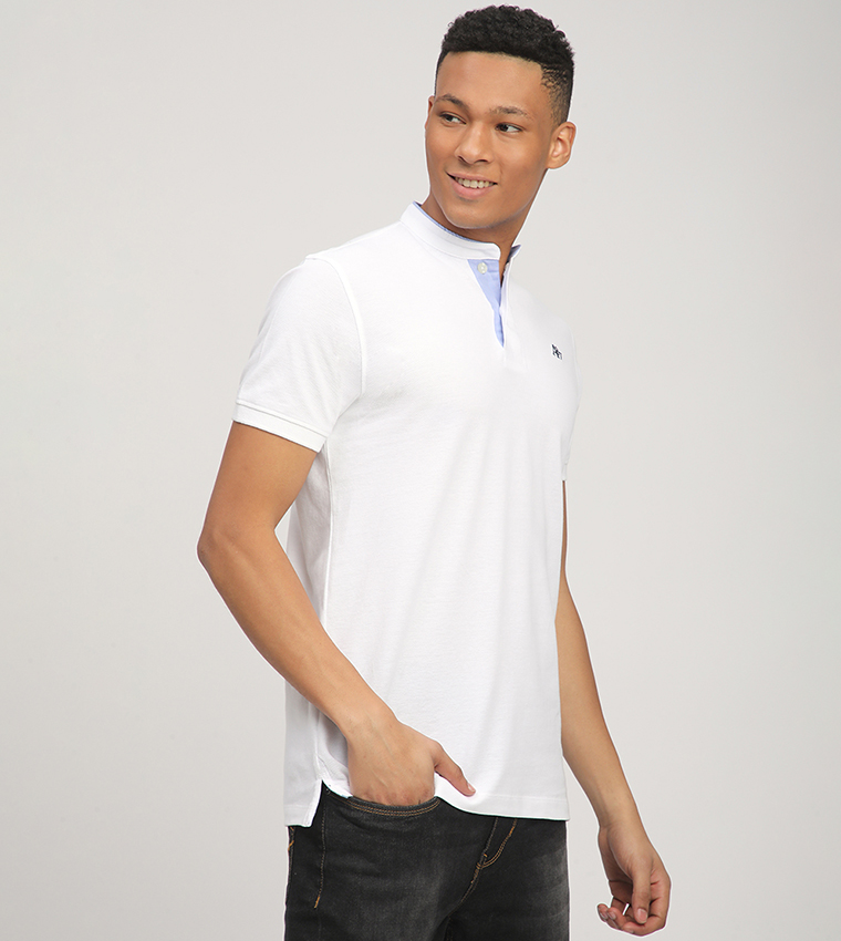 Aero Men's Logo Embroidered Polo T-Shirt