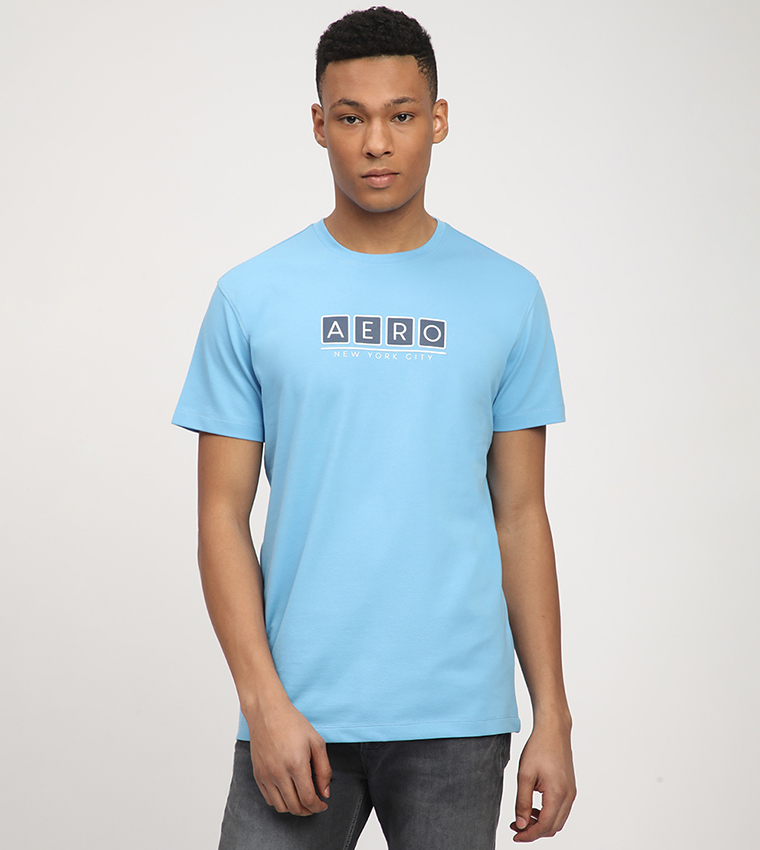 Aero Men's Logo Printed Short Sleeves T-Shirt