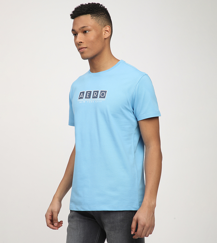 Aero Men's Logo Printed Short Sleeves T-Shirt