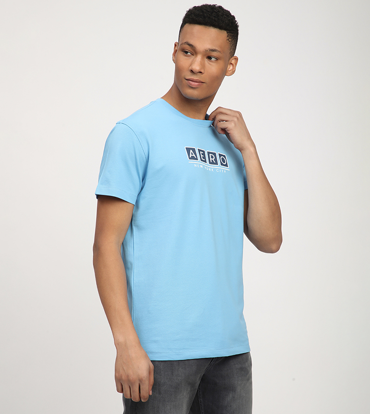 Aero Men's Logo Printed Short Sleeves T-Shirt