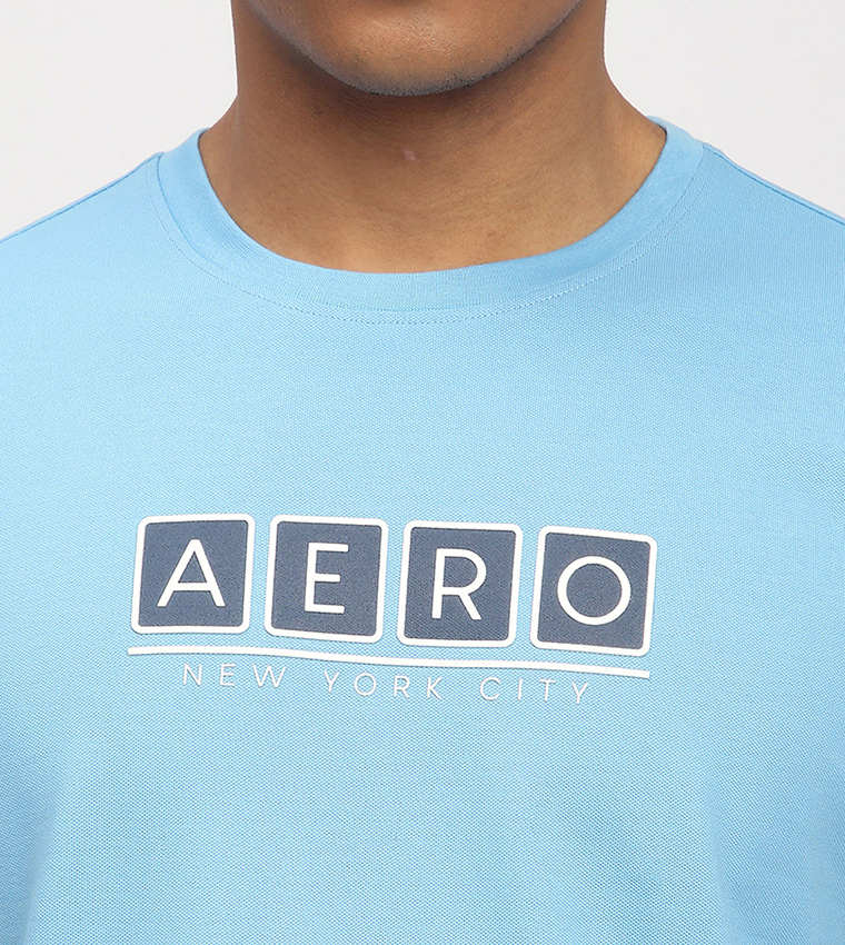 Aero Men's Logo Printed Short Sleeves T-Shirt