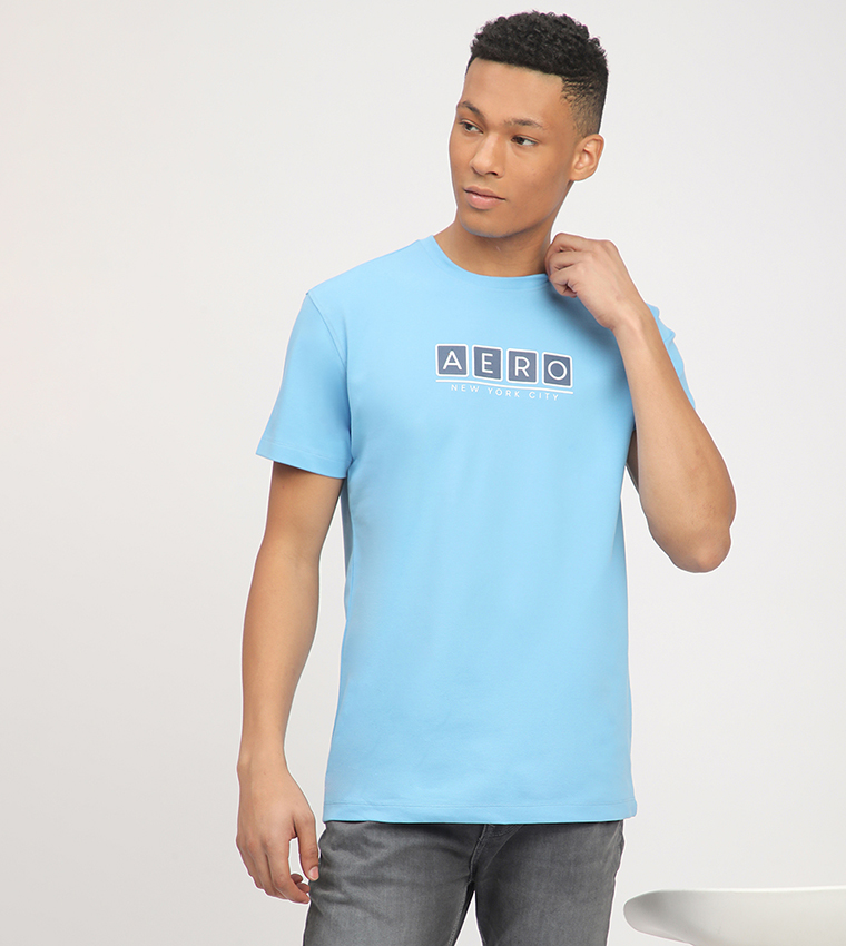 Aero Men's Logo Printed Short Sleeves T-Shirt