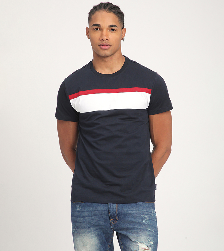 Aero Men's Color Block Short Sleeves T-Shirt
