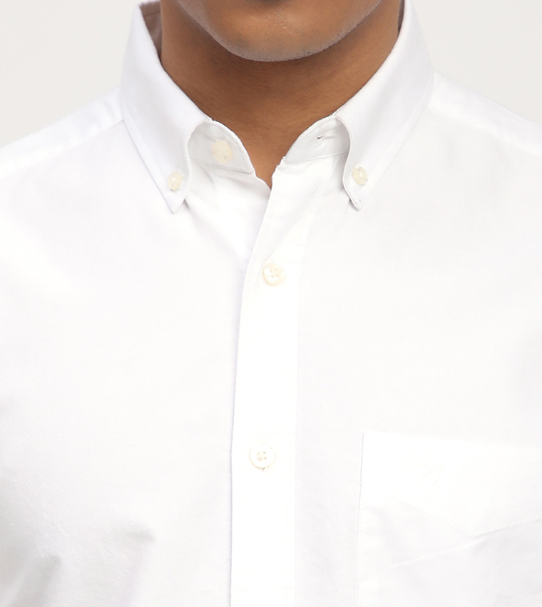 Aero Men's Solid Long Sleeves Shirt