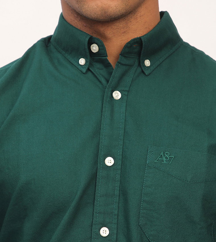 Aero Men's Solid Long Sleeves Shirt