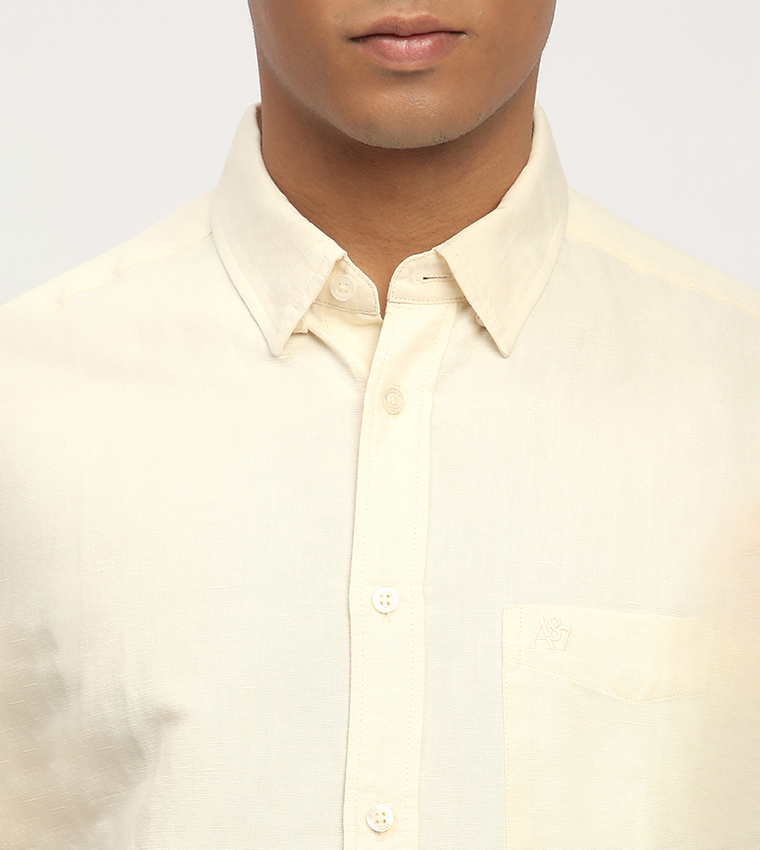Aero Men's Logo Embroidered Long Sleeves Shirt