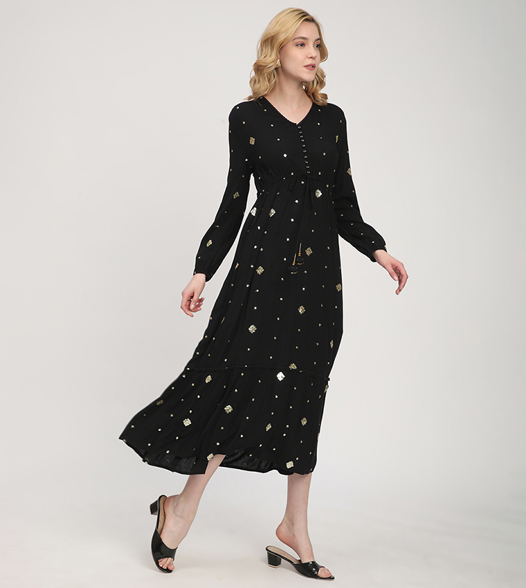 Aero Women's Sequined Midi Dresses