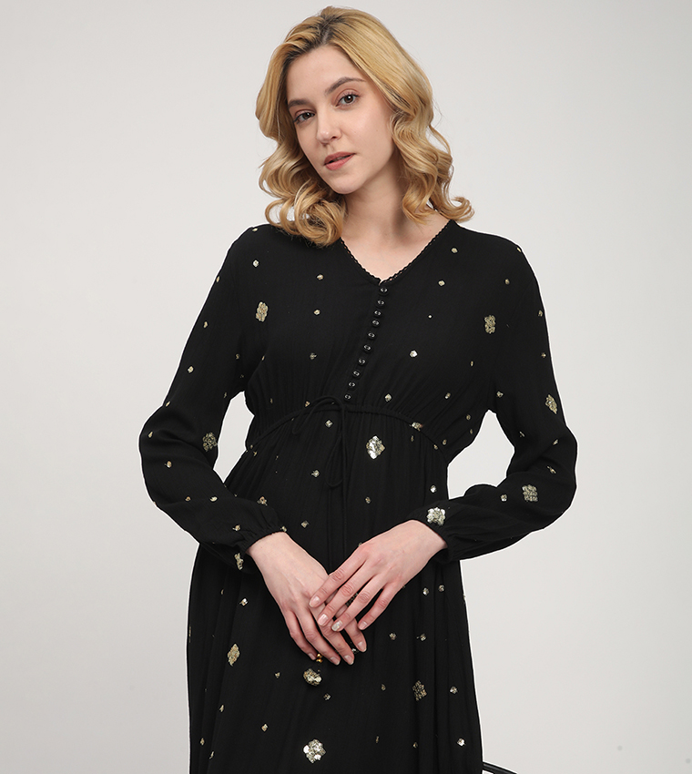 Aero Women's Sequined Midi Dresses