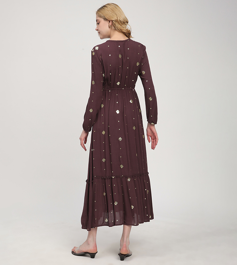 Aero Women's Sequined Midi Dresses