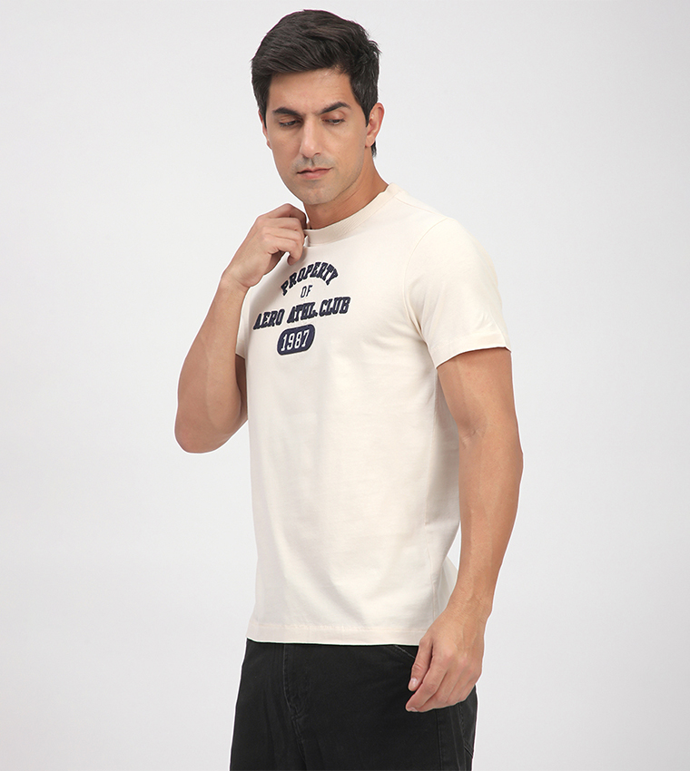 Aero Men's Logo Embroidered T-Shirt