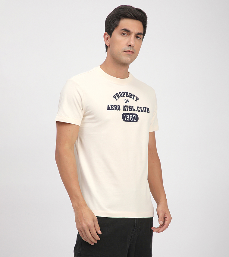 Aero Men's Logo Embroidered T-Shirt